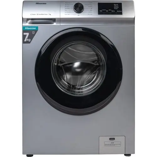 Hisense 7kg Front Loading Automatic Washing Machine 7 Kg - Silver(3 YRS WRTY)