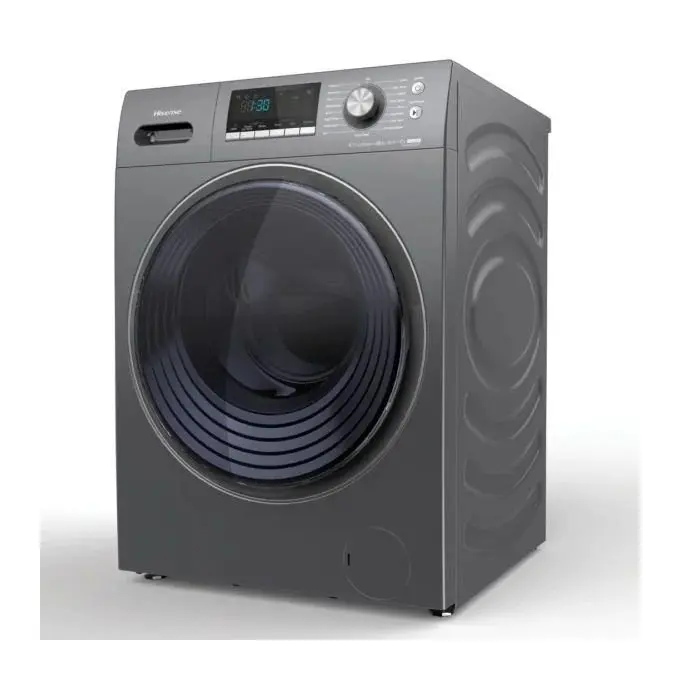 Hisense 10Kg Front Loading Washer and Dryer Machine – Silver,Grey