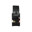 Blueflame Cooker C5022E - B 50x50cm 2 electric plates and 2 gas burners with electric oven black in color