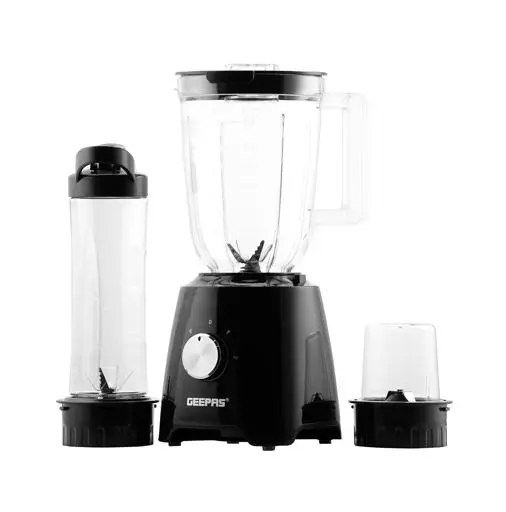 3-in-1 Blender with 2 Speed with Pulse Function, GSB44033 | 1.25L & 500ml BPA Jar | Blender for Smoothie, Milkshake | Coffee/Spice Grinder Mill & Food Jug Blender