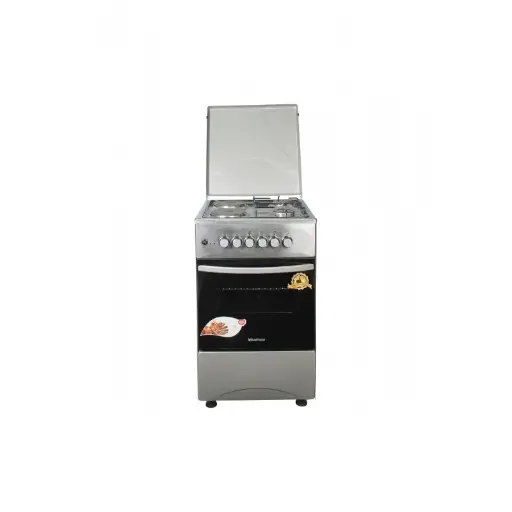 Blueflame Cooker C5022E - I 50x50cm 2gas burners and 2 electric plates, Stainless steel (Inox)