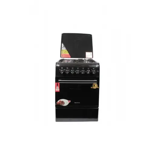 BlueFlame Cooker S6031EP-BC 60x60cm 3 gas burners and 1 electric plate