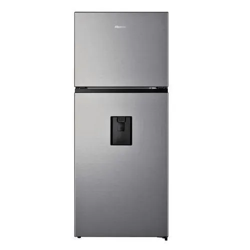 Hisense 419 Liters Double Door Dispenser Nofrost Refrigerator- Silver